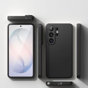 Ringke Silicone Magnetic MagSafe Samsung Galaxy S26 Ultra juodos spalvos - Image 8