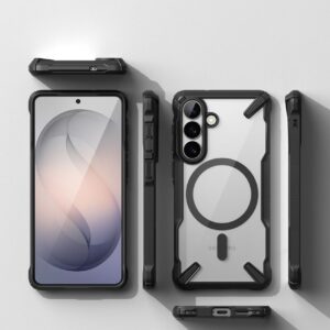 Ringke Fusion X dėklas Magnetic MagSafe Samsung Galaxy S26 juodos spalvos - Image 9