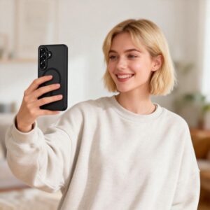 Tech-Protect MagCam MagSafe Samsung Galaxy S26 Matte juodos spalvos - Image 9