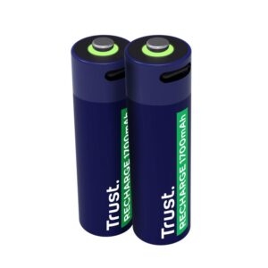 BATTERY RECH. LI-ION AA 1.5V/1700MAH USB-C 2P 25584 Trust