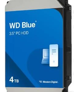 HDD|WESTERN DIGITAL|Blue| 4 TB|Serial ATA III|Buffer 128 MB|5400 RPM|3.5 "|WD40EZZX