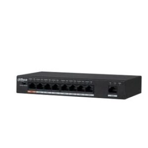 Switch|DAHUA|Type L2|Desktop/pedestal|Rack|1x10Base-T / 100Base-TX / 1000Base-T|PoE ports 8|96 Watts|DH-PFS3009-8ET1GT-96-V2