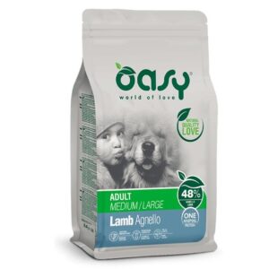 OASY One Animal Protein Adult Medium/Large Lamb - sausas maistas šunims - 10kg