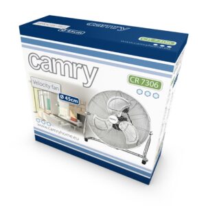 Camry CR 7306 buitinis ventiliatorius Sidabras, Nerūdijančiojo plieno - Image 2