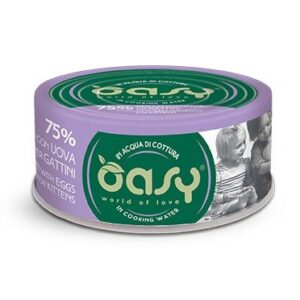 OASY More Love Kitten Chicken with eggs - šlapias kačių maistas - 70g