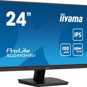 iiyama ProLite XU2493HSU-B7 kompiuterio monitorius 60,5 cm (23.8") 1920 x 1080 pikseliai „Full HD“ LED Juoda