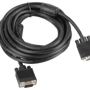 Lanberg CA-VGAC-10CC-0050-B VGA kabelis 5 m VGA (D-Sub) Juoda - Image 2