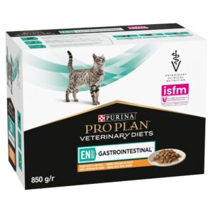 PURINA Pro Plan Veterinary Diets EN St/Ox Gastrointestinal - šlapias kačių maistas - 10 x 85g