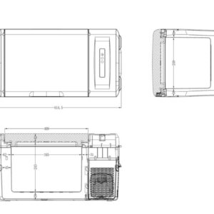 Automobilinis šaldytuvas Guzzanti GZ 21B - Image 2