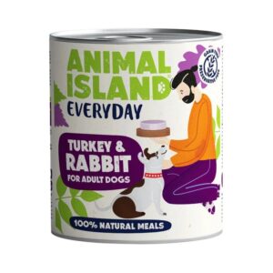 ANIMAL ISLAND Everyday Turkey and rabbit - drėgnas ėdalas šunims - 800g