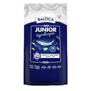 BALTICA Excellent Hypoallergenic Junior L/XL Salmon - sausas maistas šunims - 12kg