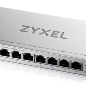 Zyxel GS1200-8V3 Valdomas L2 Gigabit Ethernet (10/100/1000) Desktopas Pilka