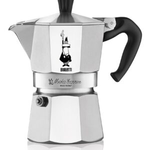Bialetti Moka Express Mokos gaminimo indas 0,2 L Aliuminis, Juoda