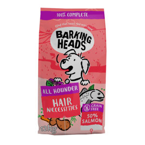 BARKING HEADS Hair Necessities Salmon Pašaras Šunims Su Lašiša, 12 kg