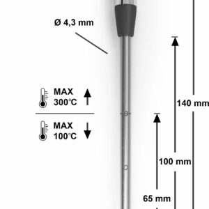 Belaidis mėsos jutiklis Bosch HEZ32WA00, 17008123, 150 x 19 x 52 mm - Image 2