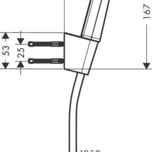 Bidė dušelis Hansgrohe 29238140, bronza - Image 2