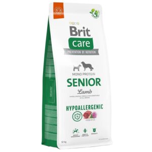 Brit Care Hypoallergenic Senior Lamb&Rice sausas maistas šunims, 3 kg