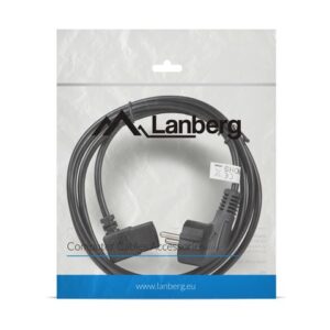 Lanberg CA-C13C-12CC-0018-BK maitinimo kabelis Juoda 2 m C13 šakotuvas CEE7/7 - Image 3
