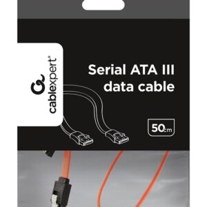 Gembird CC-SATAM-DATA SATA kabelis 0,5 m Juoda, Raudona - Image 2