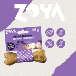 ZOYA Chewing bone Deer - skanėstas šuniui - 55g - Image 2