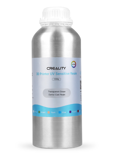 Creality-LCD-Dental-Cast-Resin-Transparent-Green-1kg-3302090001-30009