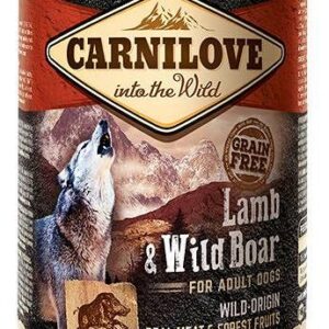 CARNILOVE Into the Wild Lamb&Wild Boar  - Šlapias maistas šunims - 400 g