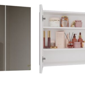 Topeshop POLA 2DL BIEL vonios kambario spintelė Balta