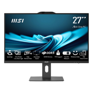 MSI Pro AP272P 14M-867XEU Intel® Core™ i5 i5-14400 68,6 cm (27") 1920 x 1080 pikseliai Viskas viename kompiuteryje 16 GB DDR5-SDRAM 512 GB SSD NoOS Wi-Fi 6E (802.11ax) Juoda