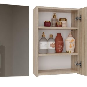 Topeshop POLA 1DL SONOMA vonios kambario spintelė Ąžuolas, Medis