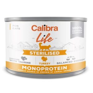 CALIBRA Cat Life Sterilised Turkey - šlapias kačių maistas - 200g