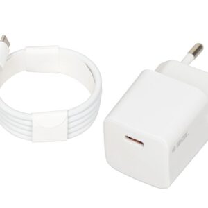 Kelioninis įkroviklis I-BOX C-38 PD30W, baltas