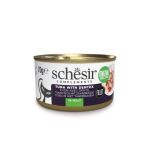 SCHESIR Oceanic Adult Tuna with Dentic - drėgnas kačių maistas - 70g
