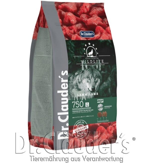 DR.-CLAUDERS-Wildlife-Lamb-sausas-maistas-sunims-su-eriena