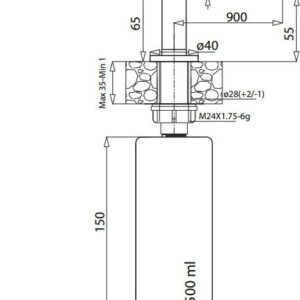 Dozatorius AQUASANITA DS-601 - Image 2
