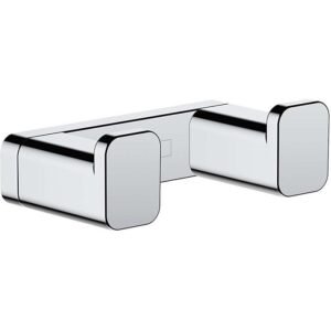 Dvigubas rankšluosčių kabliukas Hansgrohe AddStoris 41755000, chromo - Image 1