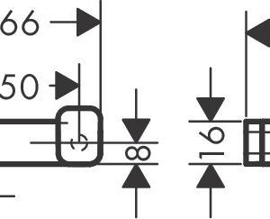 Dvigubas rankšluosčių kabliukas Hansgrohe AddStoris 41755140, šlifuotos bronzos - Image 2