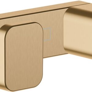 Dvigubas rankšluosčių kabliukas Hansgrohe AddStoris 41755140, šlifuotos bronzos