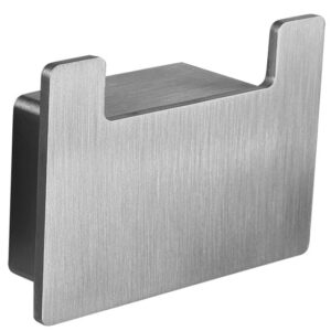 Dvigubas rankšluosčių kabliukas Kapitan NEO 82 02 55, juodas matinis