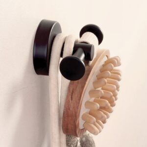 Dvigubas rankšluosčio kabliukas Kapitan UNO 12 22 55, juodas matinis - Image 2