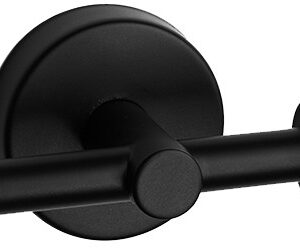 Dvigubas rankšluosčio kabliukas Kapitan UNO 12 22 55, juodas matinis