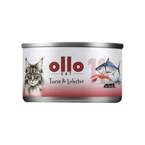 OLLO Cat nr 11 Tuna & Lobster in broth - šlapias kačių maistas - 70g