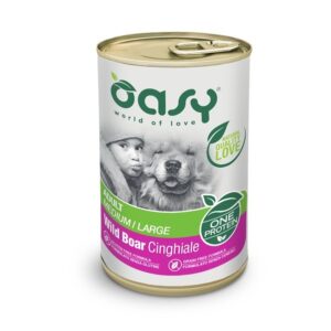 OASY One Protein Adult Medium/Large Wild Boar - drėgnas ėdalas šunims - 400g