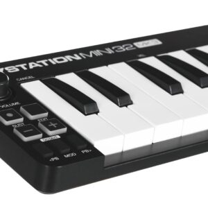 M-AUDIO Keystation Mini 32 MK3 MIDI klaviatūra 32 raktai USB Juoda, Balta