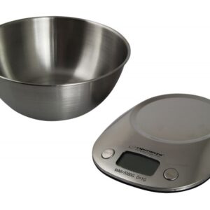 Esperanza LYCHEE Metalinis Stalviršis Ovalus Elektroninės virtuvinės svarstyklės - Image 3