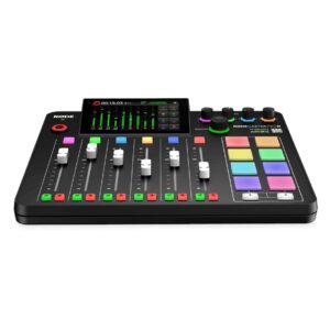 RØDECaster Pro II Podkasto kūrimo studija Muzikos kūrimo stotis Juoda