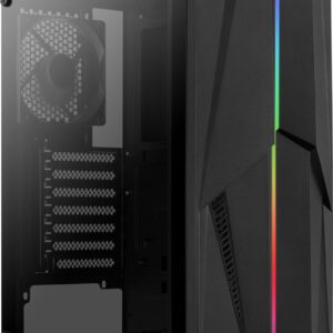 Kompiuterio korpusas Aerocool Mecha „Midi Tower“ Juoda