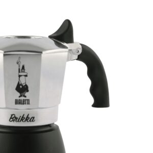 Bialetti Brikka Mokos gaminimo indas 0,17 L Juoda, Nerūdijančiojo plieno - Image 2