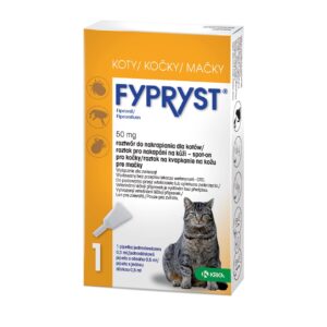 FYPRYST 50mg - lašai nuo blusų ir erkių katėms – 1x0.5ml