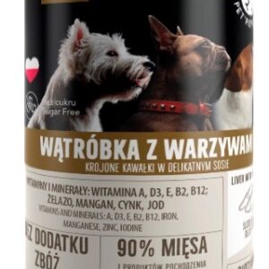 PET REPUBLIC Adult Medium & Small Liver with vegetables - šlapias maistas šunims - 400g