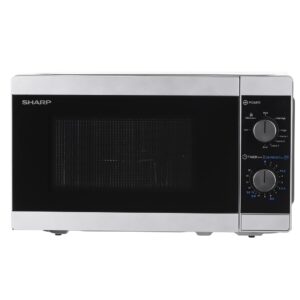 Sharp Home Appliances YC-MG01E-S mikrobangų krosnelė Stalviršis Kombinuota mikrobangų krosnelė 20 L 800 W Juoda, Pilka - Image 2